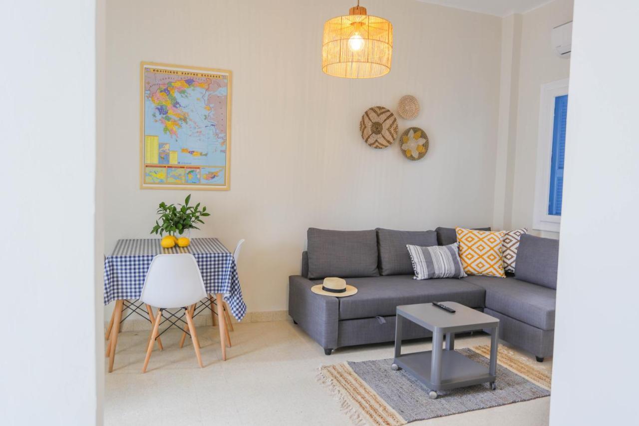Traditional Town Garden Apartment Rhodes City Екстер'єр фото